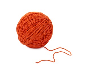 Photo of One ball of yarn isolated on white