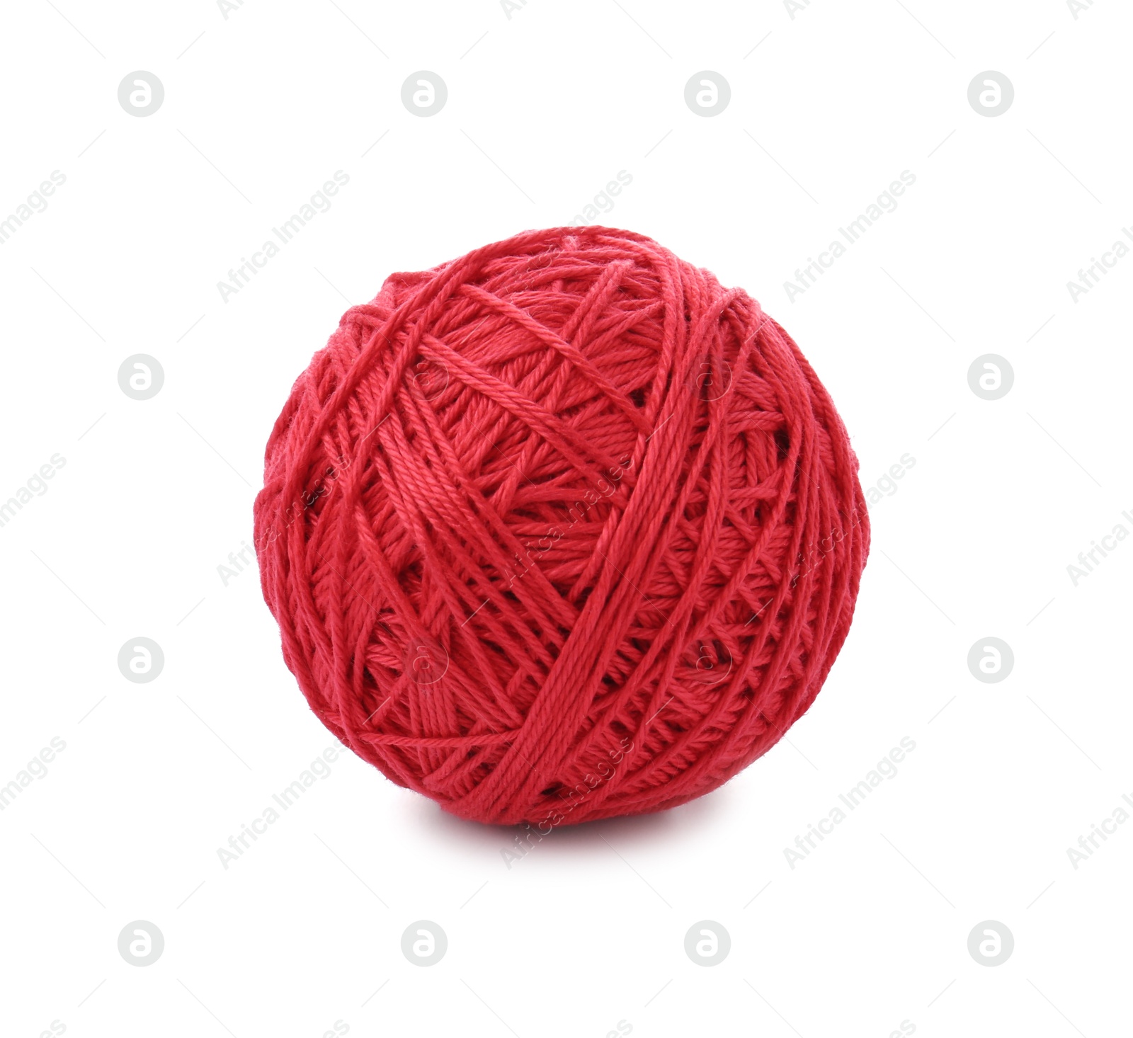 Photo of One ball of yarn isolated on white