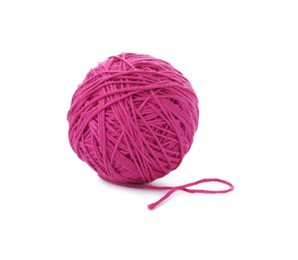 Photo of One ball of yarn isolated on white