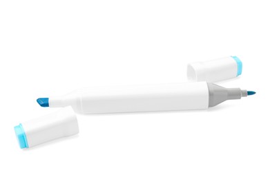 One double-sided marker pen on white background