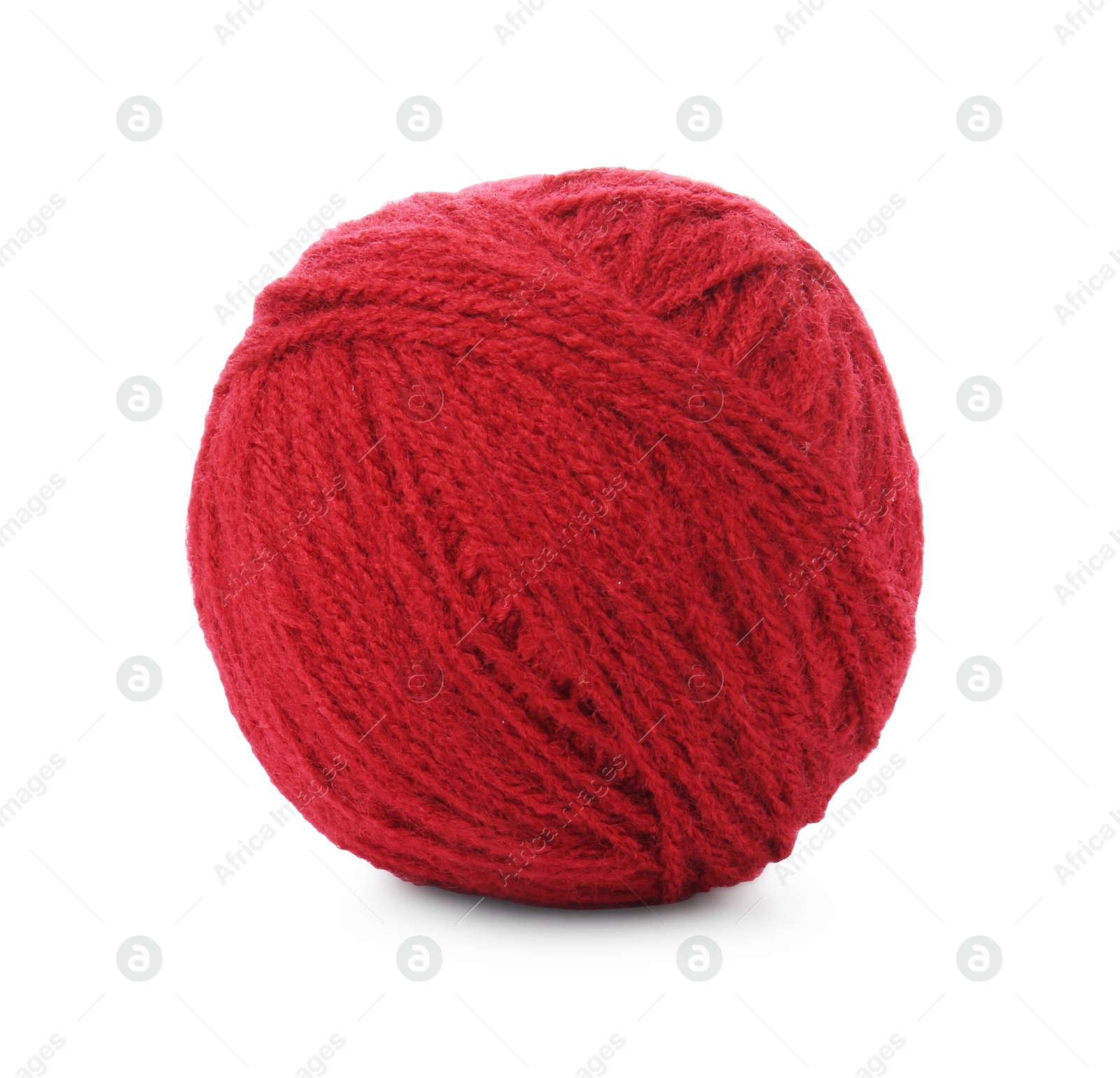 Photo of One ball of yarn isolated on white