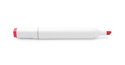 Photo of One double-sided marker pen on white background