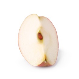 Photo of Piece of fresh ripe apple isolated on white