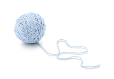 Photo of One ball of yarn isolated on white