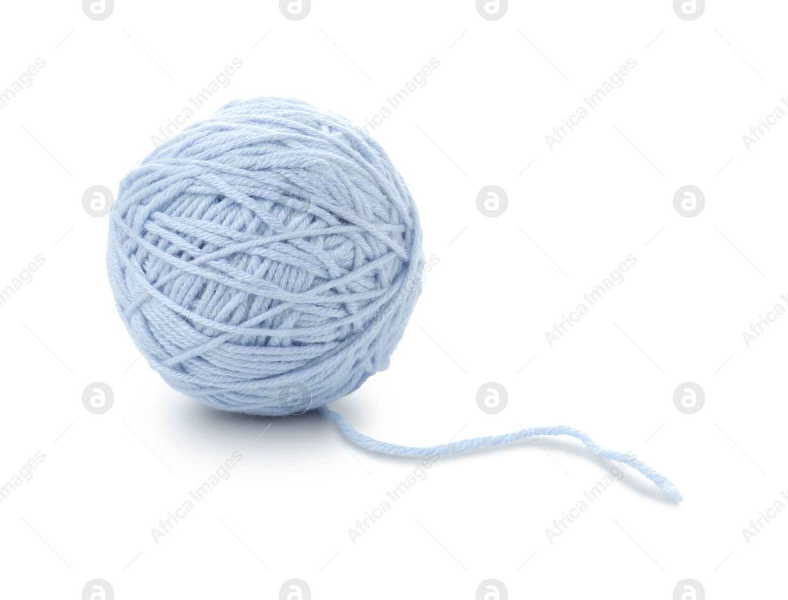 Photo of One ball of yarn isolated on white