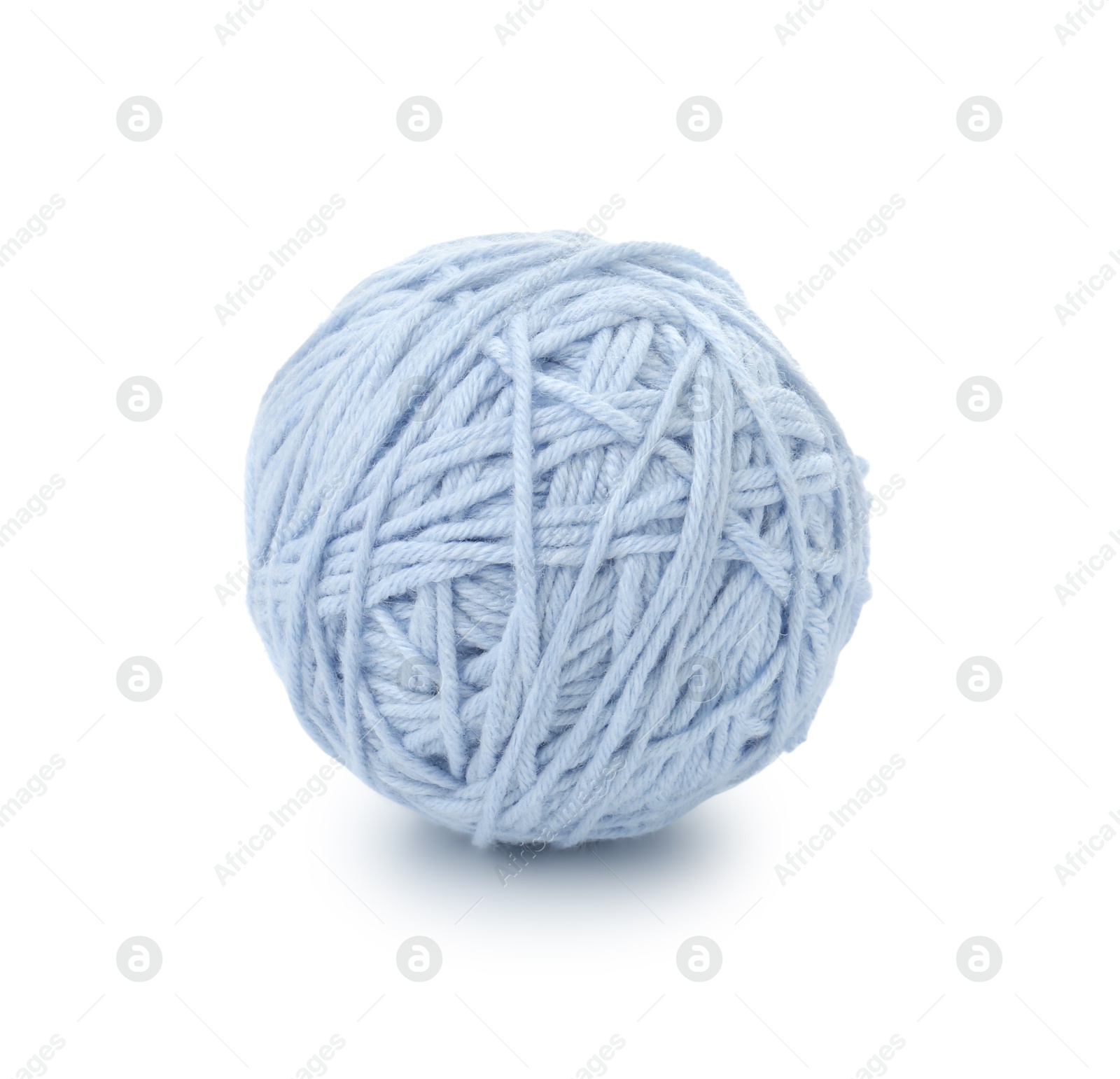 Photo of One ball of yarn isolated on white