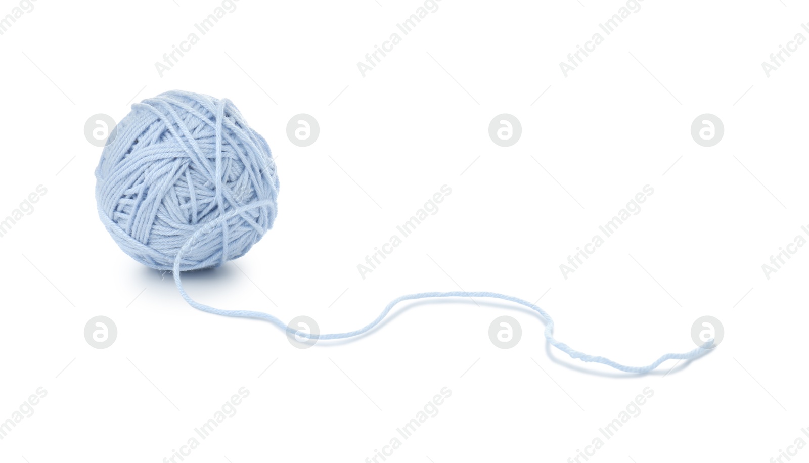 Photo of One ball of yarn isolated on white