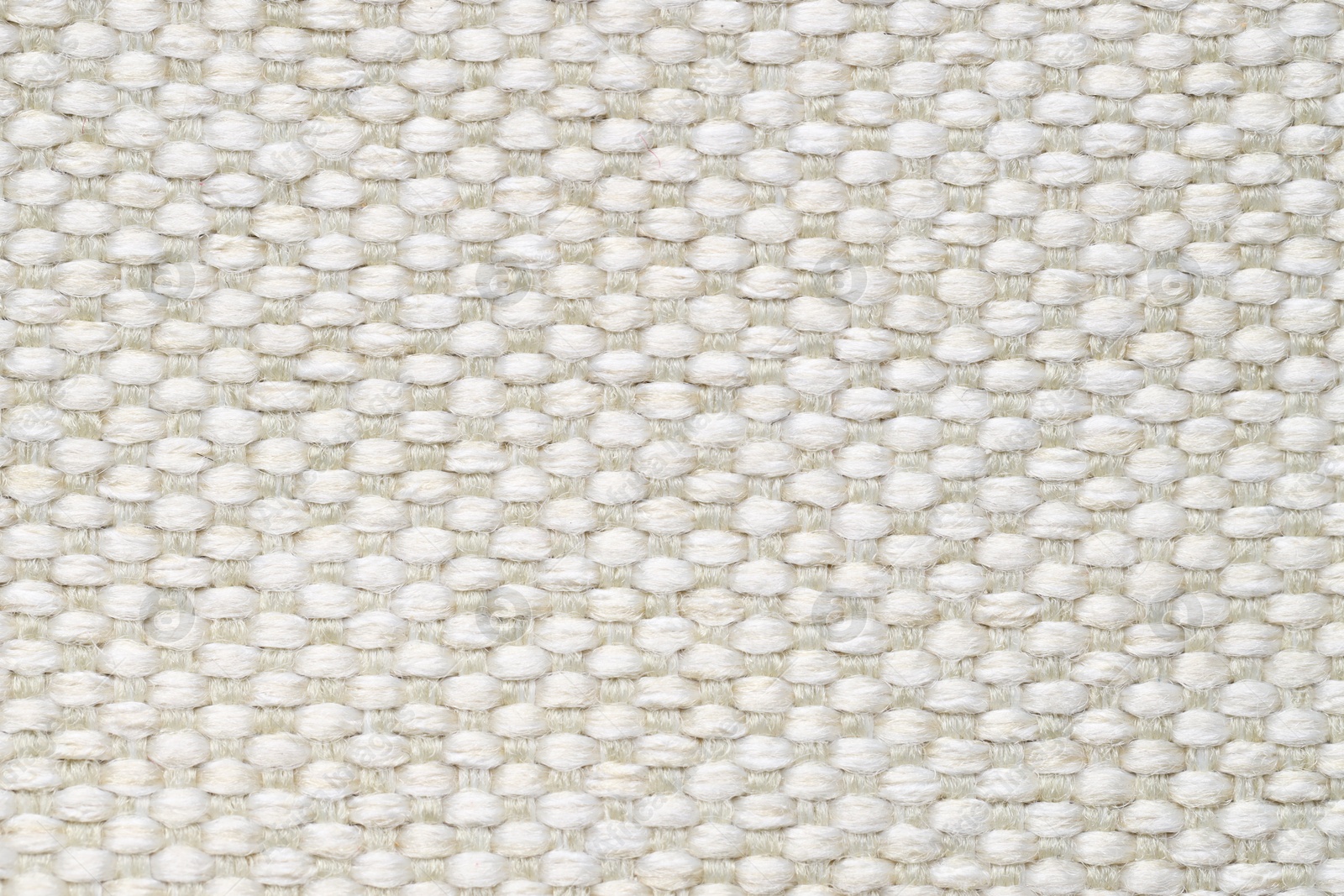 Photo of Texture of rough fabric as background, top view