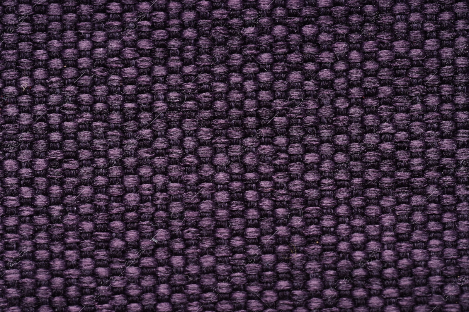 Photo of Texture of rough fabric as background, top view