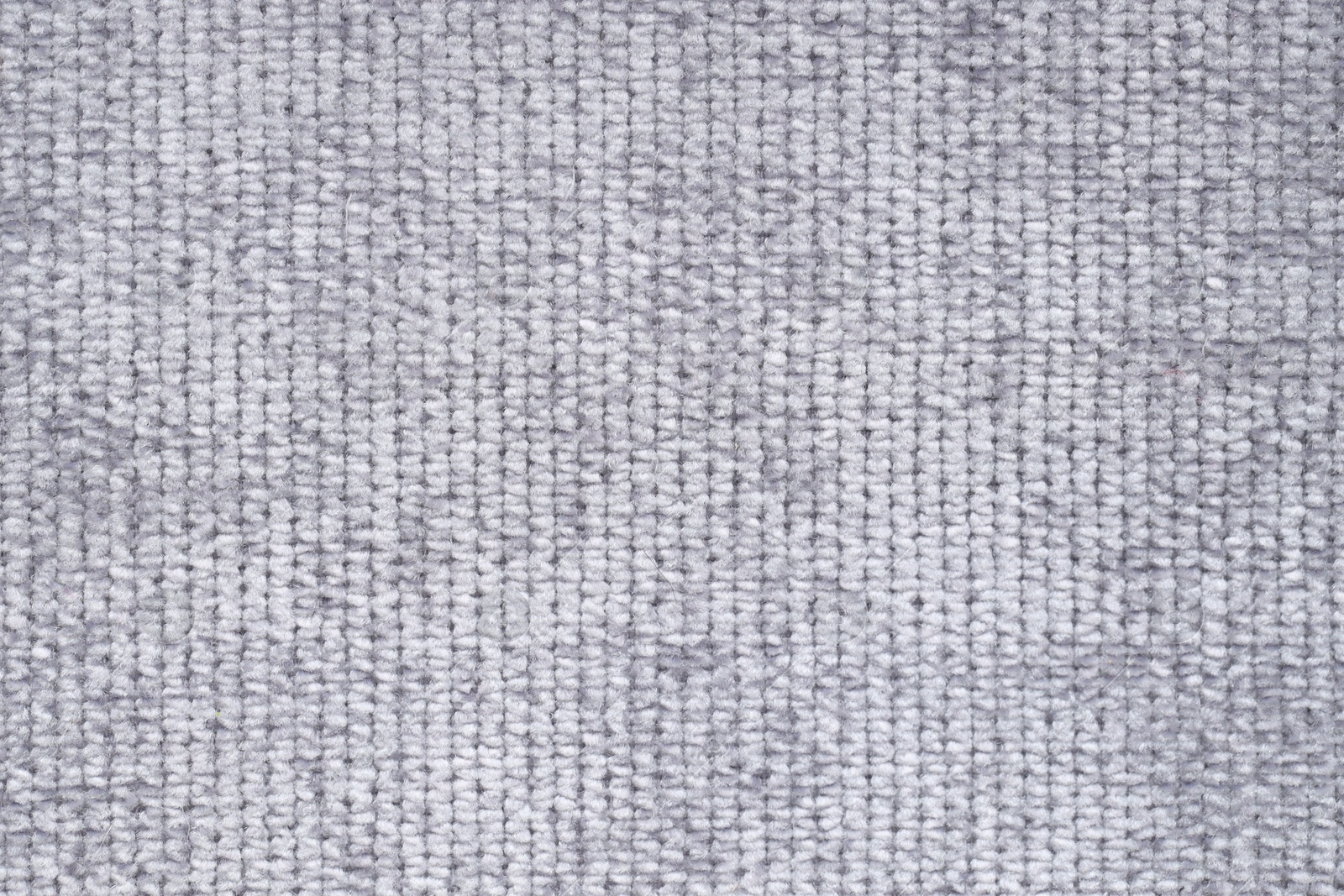 Photo of Texture of grey woven fabric as background, top view