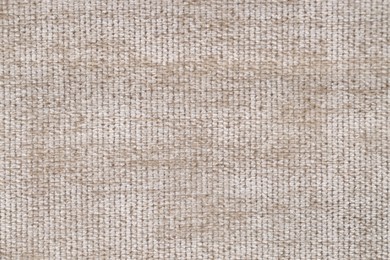 Photo of Texture of woven fabric as background, top view