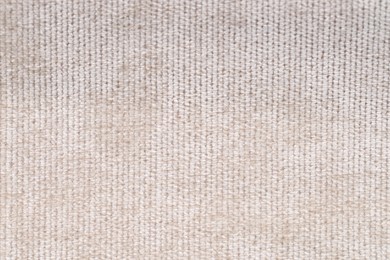 Photo of Texture of woven fabric as background, top view