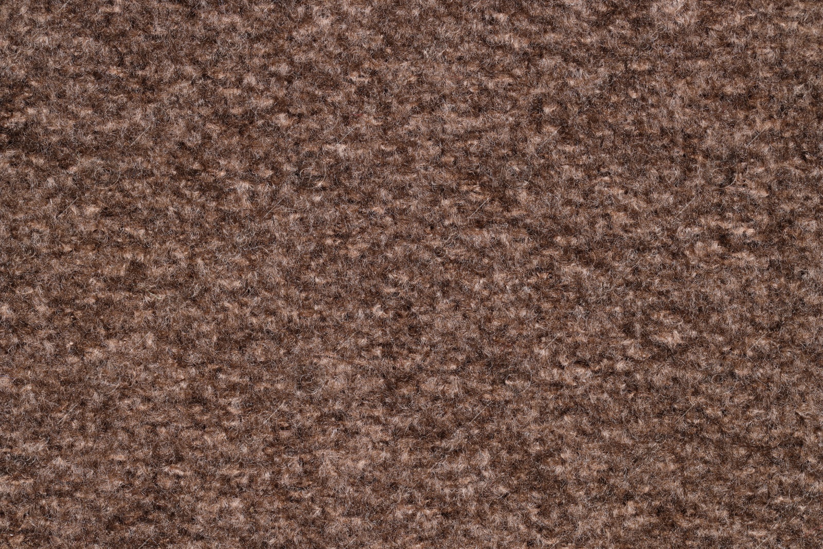 Photo of Texture of brown woven fabric as background, top view