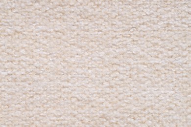 Photo of Texture of woven fabric as background, top view