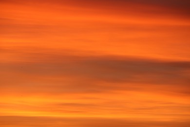 Picturesque view of beautiful sky at sunset