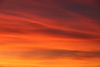 Picturesque view of beautiful sky at sunset