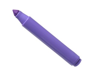 Photo of Purple marker in air isolated on white