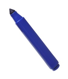 Photo of Blue marker in air isolated on white