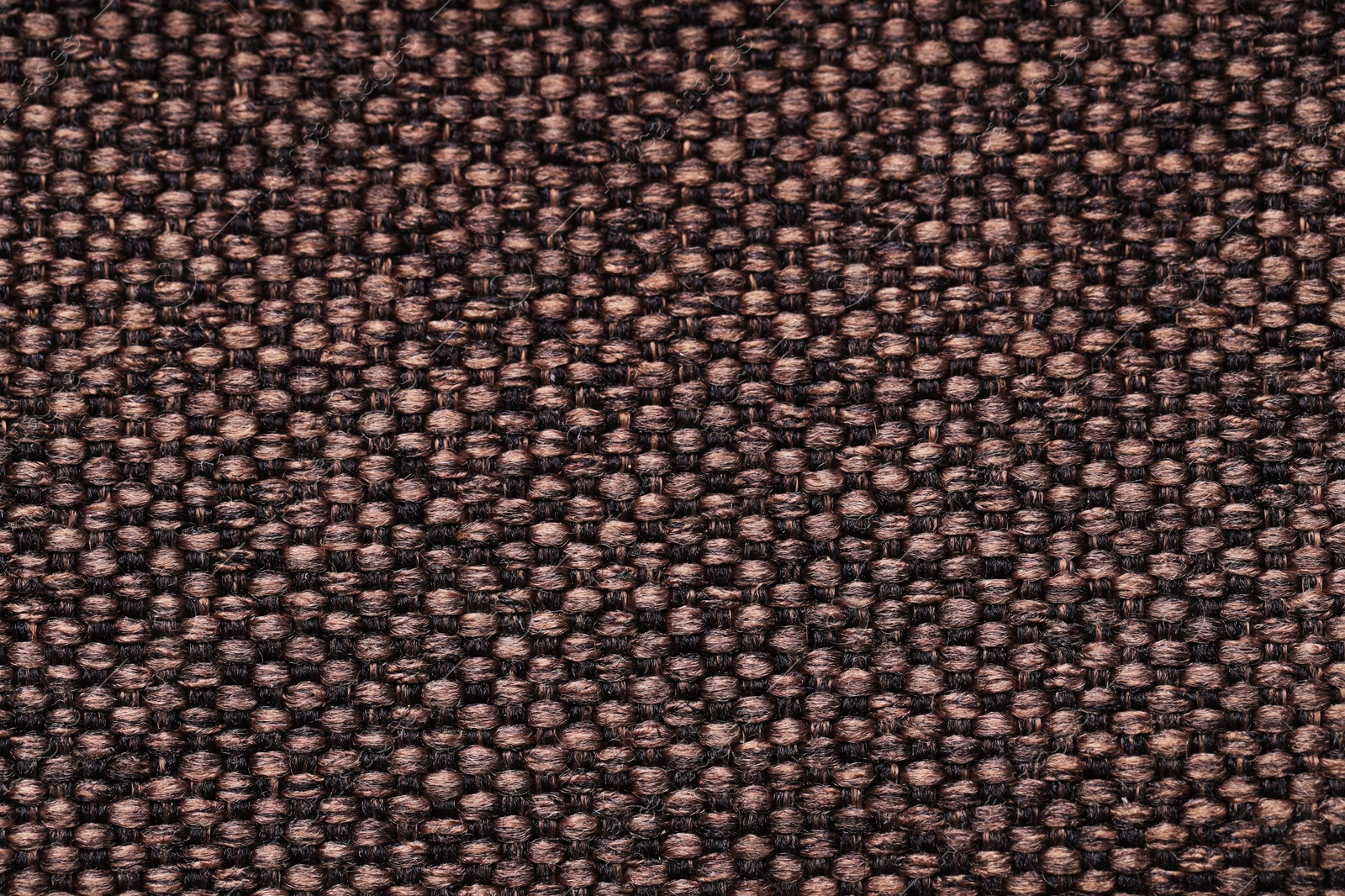 Photo of Texture of rough fabric as background, top view