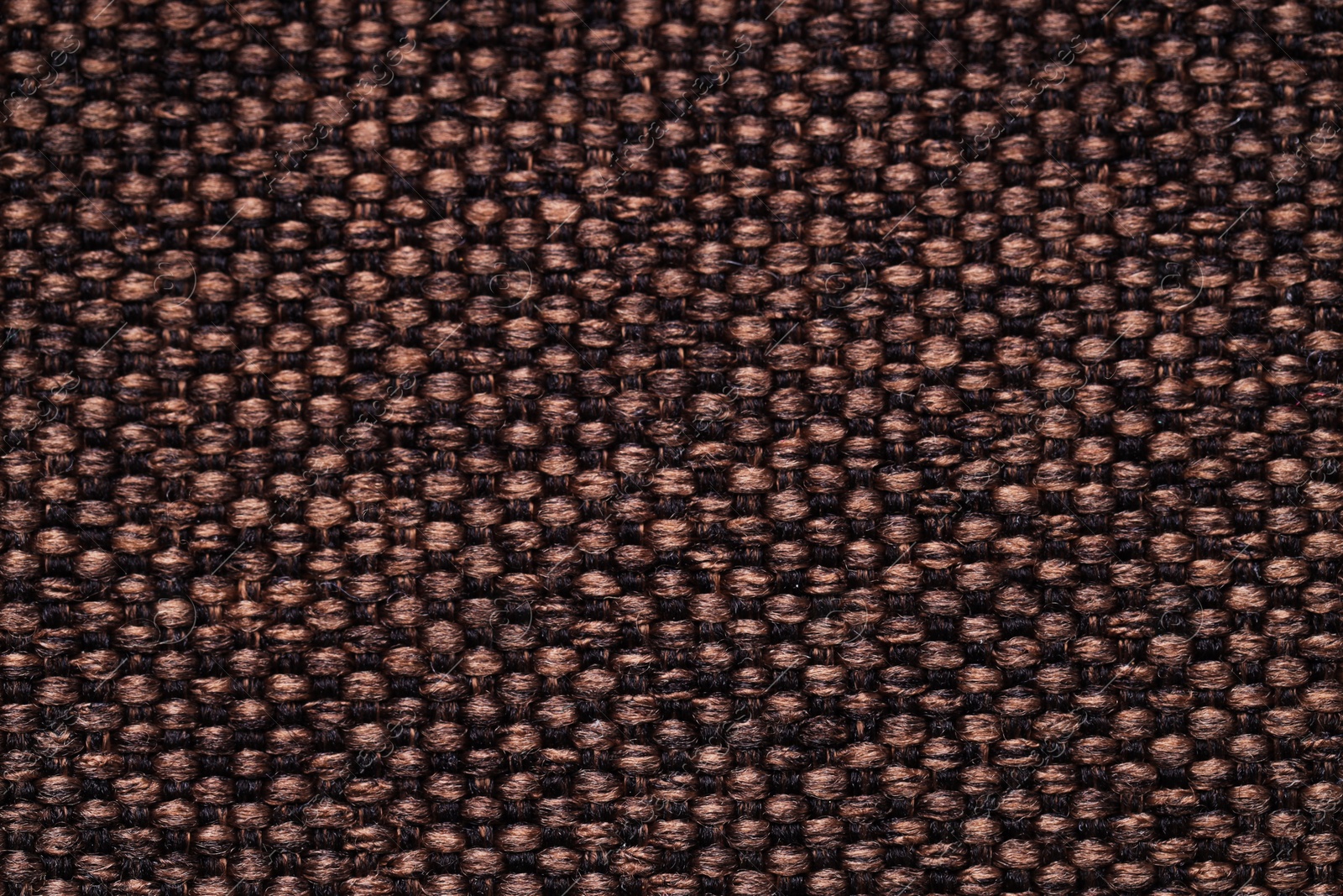 Photo of Texture of rough fabric as background, top view