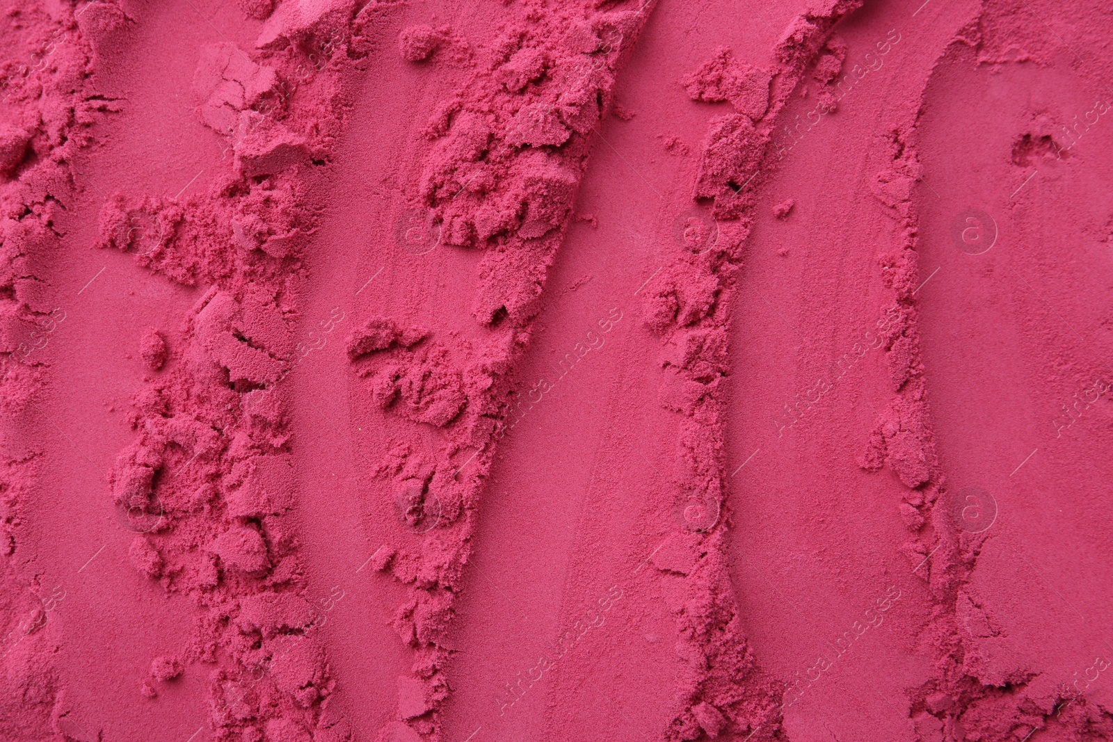 Superfood. Acai powder as background, top view Photo of Superfood. Acai powder as background, top view