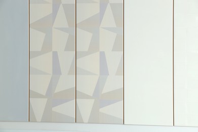 Photo of Different samples of tiles on display in store