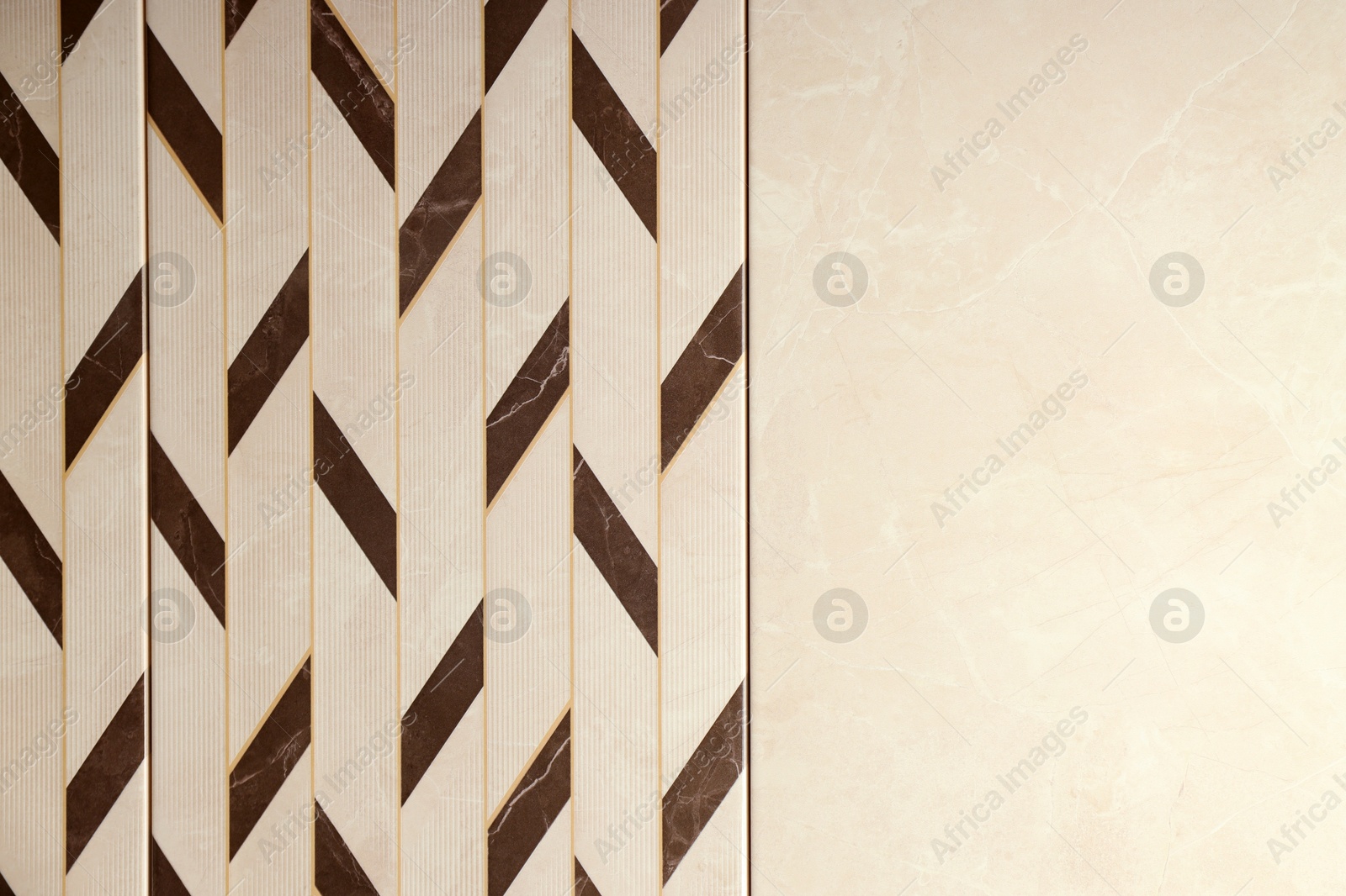 Texture of tiles with beautiful pattern as background, top view Photo of Texture of tiles with beautiful pattern as background, top view