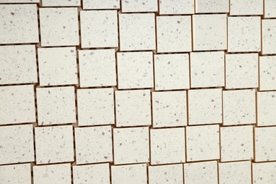 Photo of Texture of tiles with beautiful pattern as background, closeup