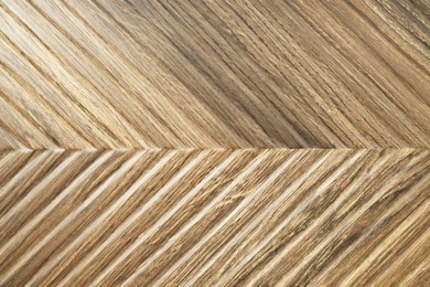 Photo of Texture of wooden tile as background, closeup