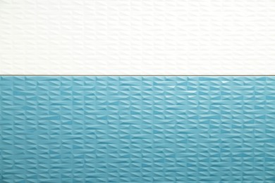 Photo of Different samples of tiles as background, closeup
