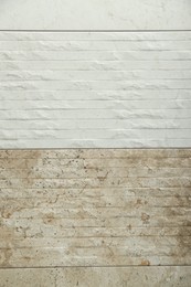 Photo of Samples of tiles with different patterns as background, closeup