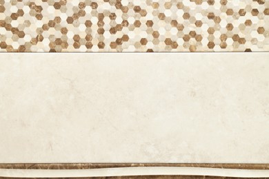 Photo of Different samples of tiles as background, closeup