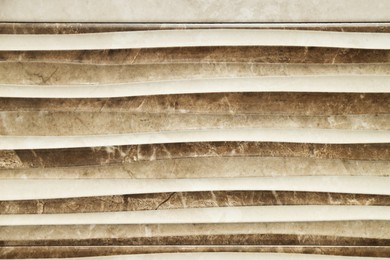 Photo of Texture of tile with beautiful pattern as background, top view