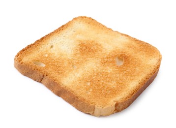 Photo of Piece of fresh toast bread isolated on white