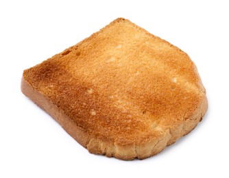 Photo of Piece of fresh toast bread isolated on white