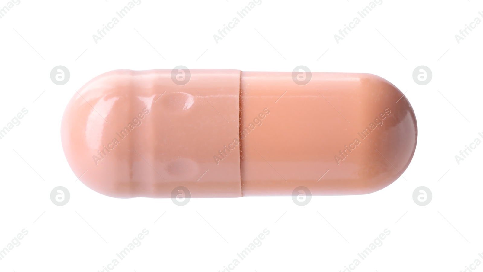 Collagen capsule isolated on white. Dietary supplement Photo of Collagen capsule isolated on white. Dietary supplement