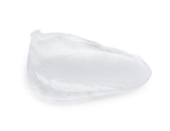 Photo of Sample of collagen gel isolated on white, top view