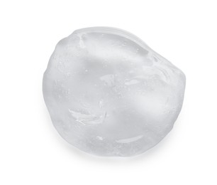 Photo of Sample of collagen gel isolated on white, top view