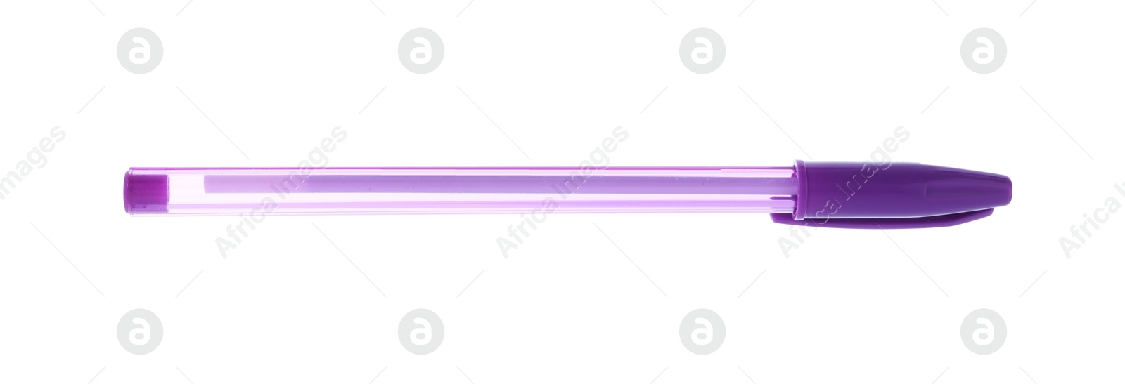 One stylish pen in air isolated on white Photo of One stylish pen in air isolated on white