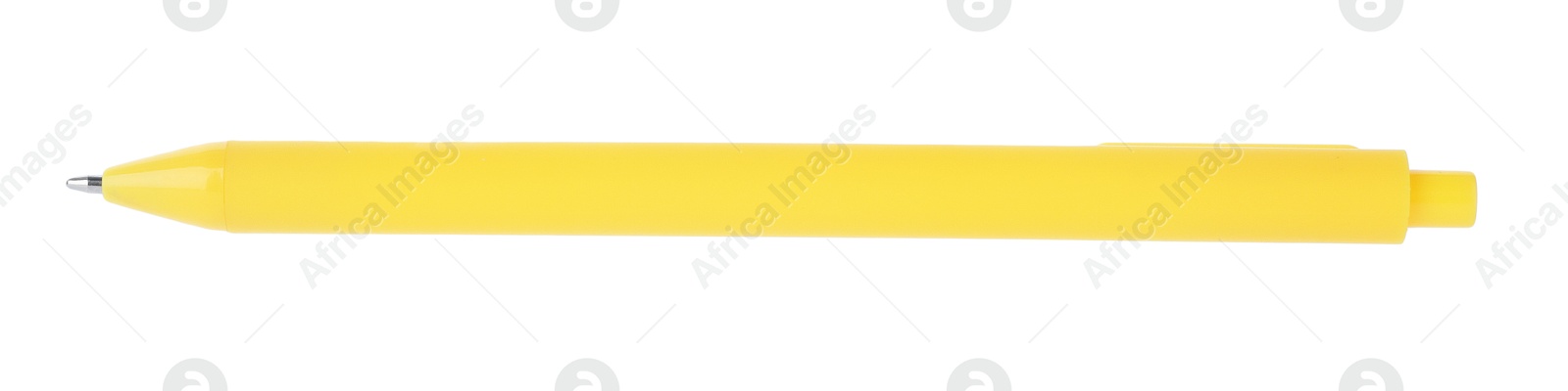One stylish pen isolated on white. Office supply Photo of One stylish pen isolated on white. Office supply