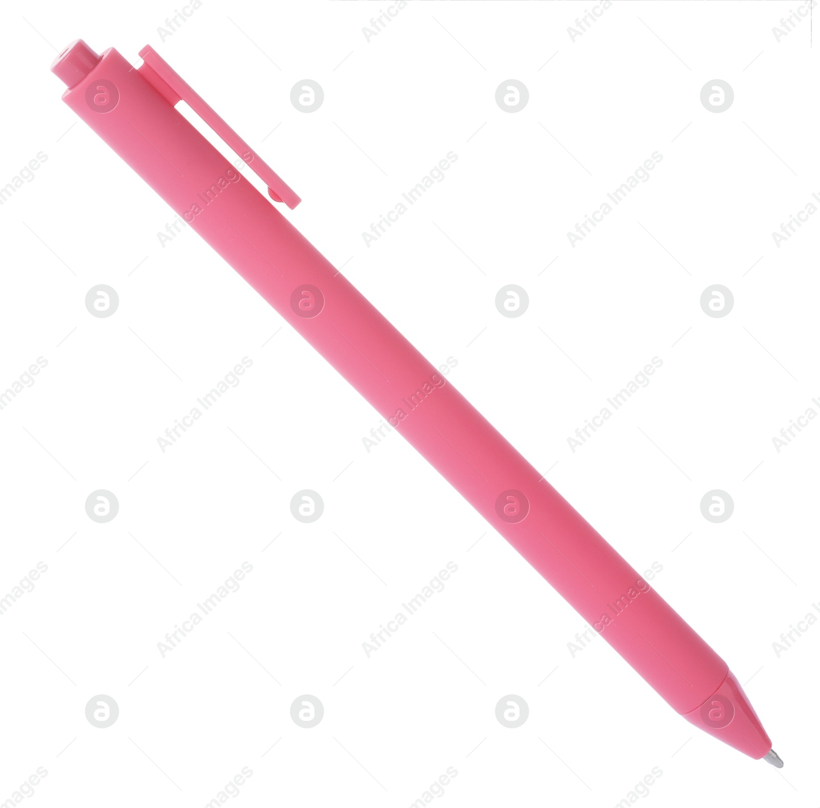 One stylish pen in air isolated on white Photo of One stylish pen in air isolated on white