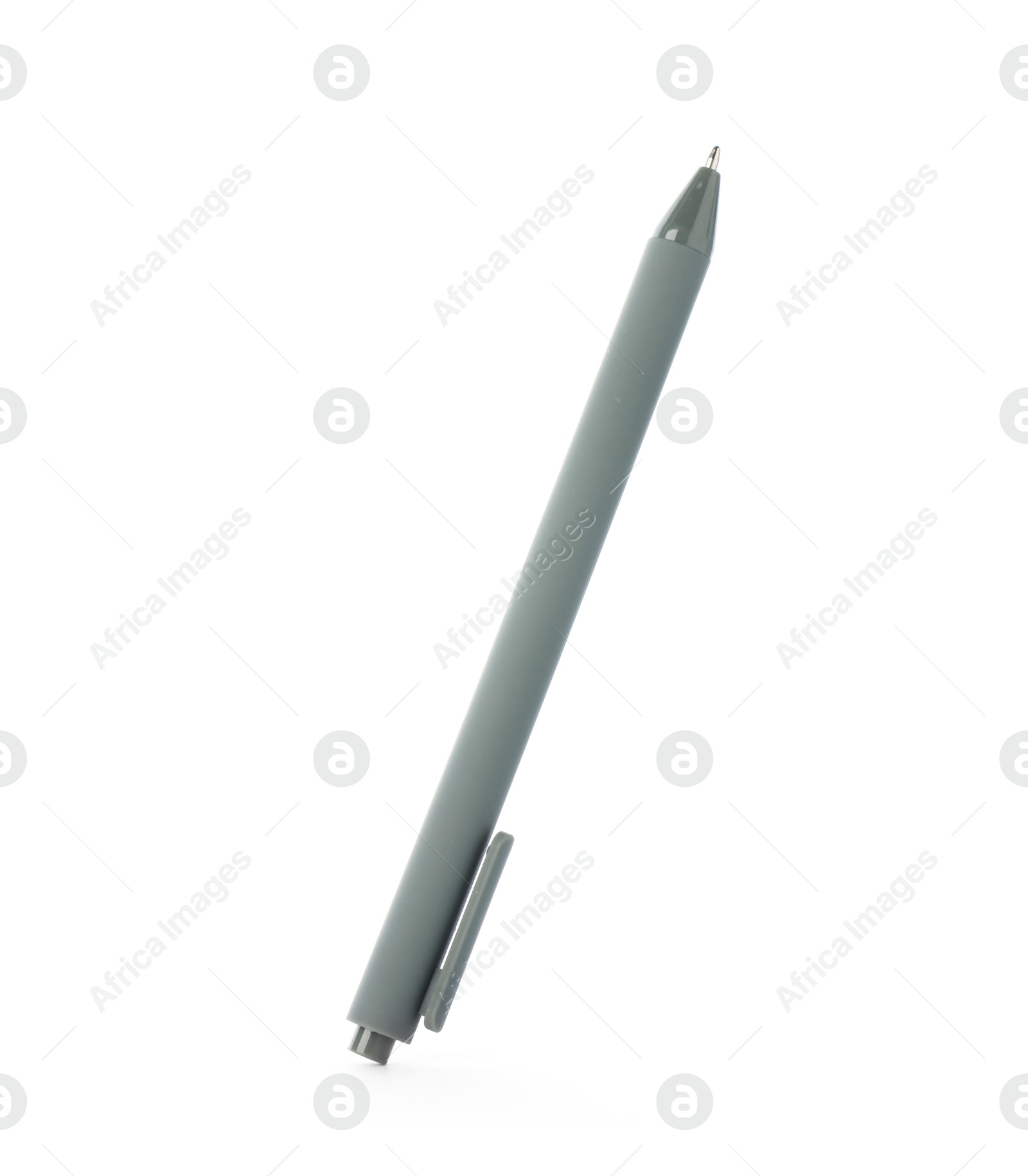 One stylish pen in air isolated on white Photo of One stylish pen in air isolated on white