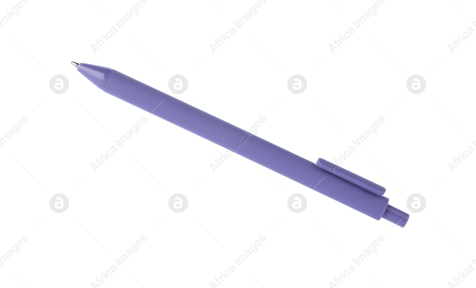 One stylish pen in air isolated on white Photo of One stylish pen in air isolated on white