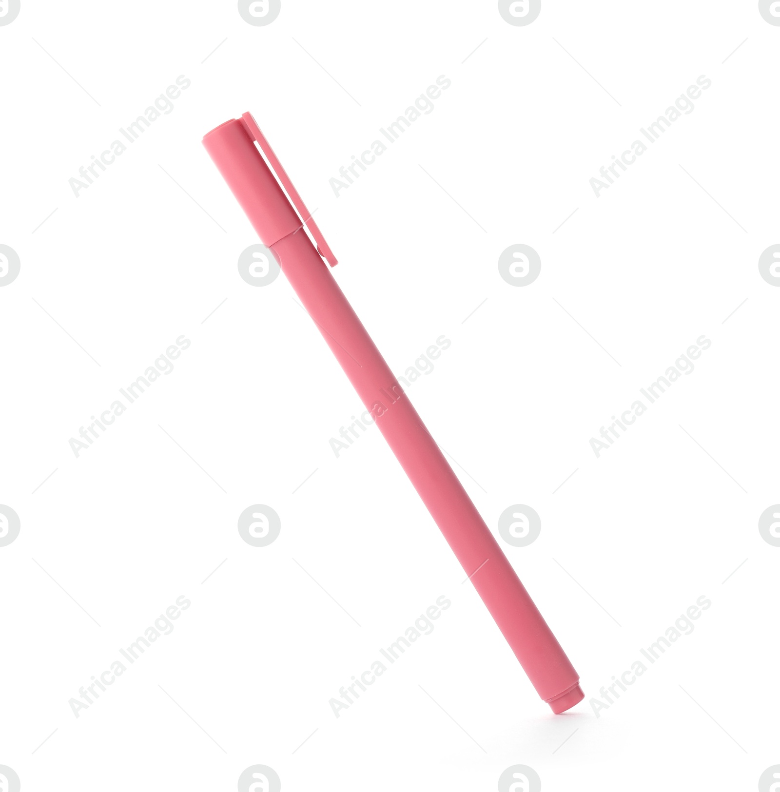 One stylish pen in air isolated on white Photo of One stylish pen in air isolated on white