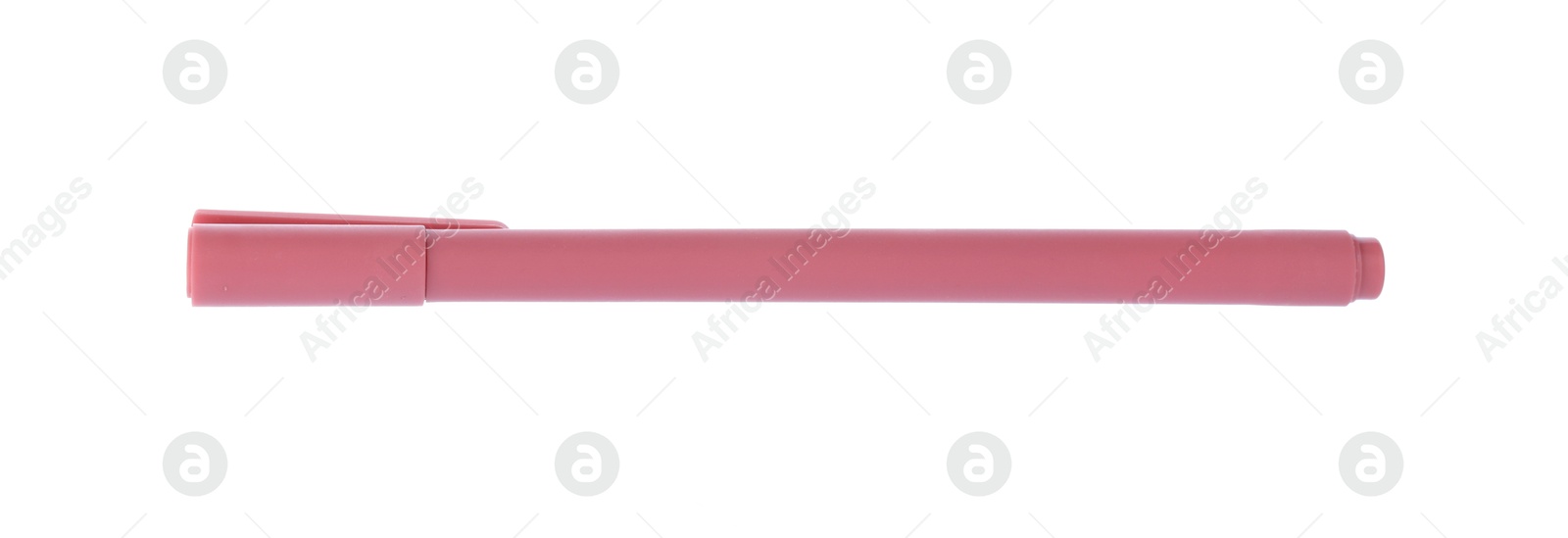 One stylish pen isolated on white. Office supply Photo of One stylish pen isolated on white. Office supply