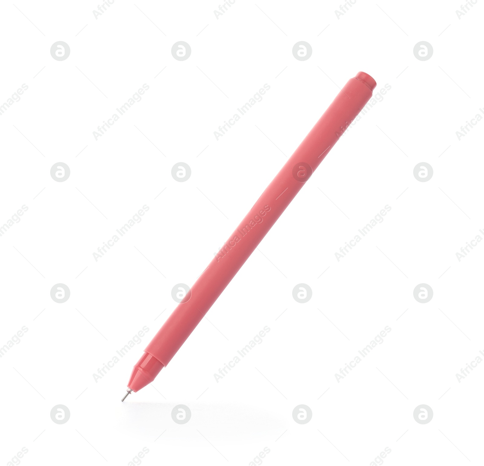 One stylish pen in air isolated on white Photo of One stylish pen in air isolated on white