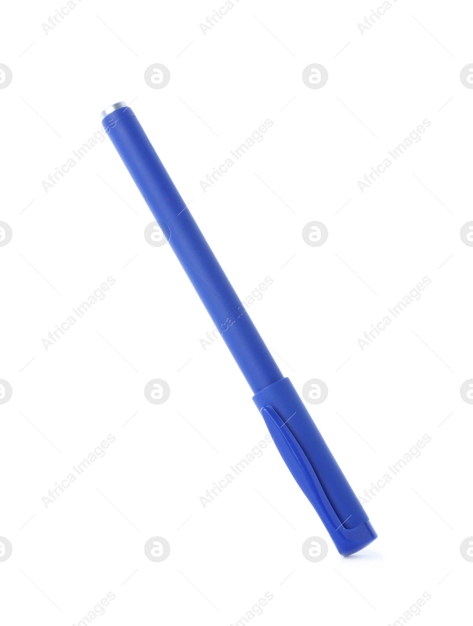 One stylish pen in air isolated on white Photo of One stylish pen in air isolated on white