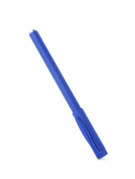 Photo of One stylish pen in air isolated on white