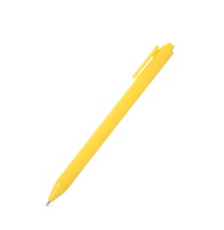 Photo of One stylish pen in air isolated on white