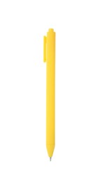 Photo of One stylish pen in air isolated on white